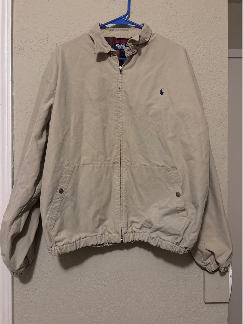 Polo by Ralph Lauren Beige Cotton Jacket, Size L